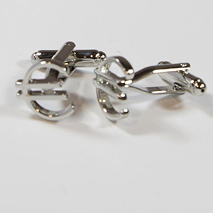 Gemelli Cufflinks Euro 100% Ottone